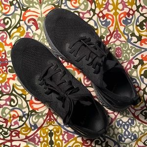 Nike Mens Epic React Flyknit Running Shoes Black 11.5